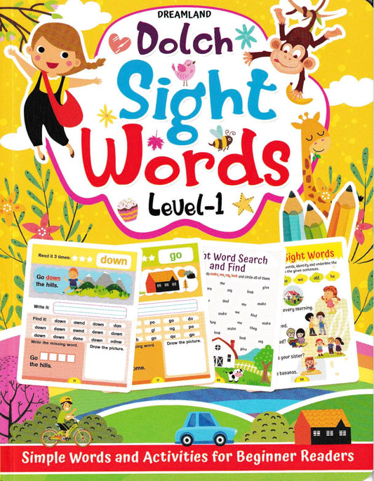 Dolch Sight Words Level 1 to 4