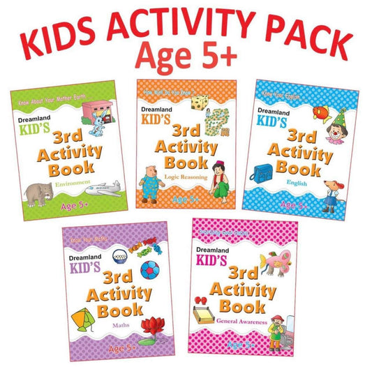 Dreamland Kid's 3rd Activity Book for Age 5+