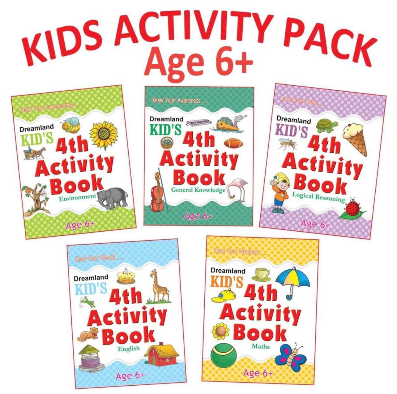 Dreamland Kid's 4th Activity Book for Age 6+