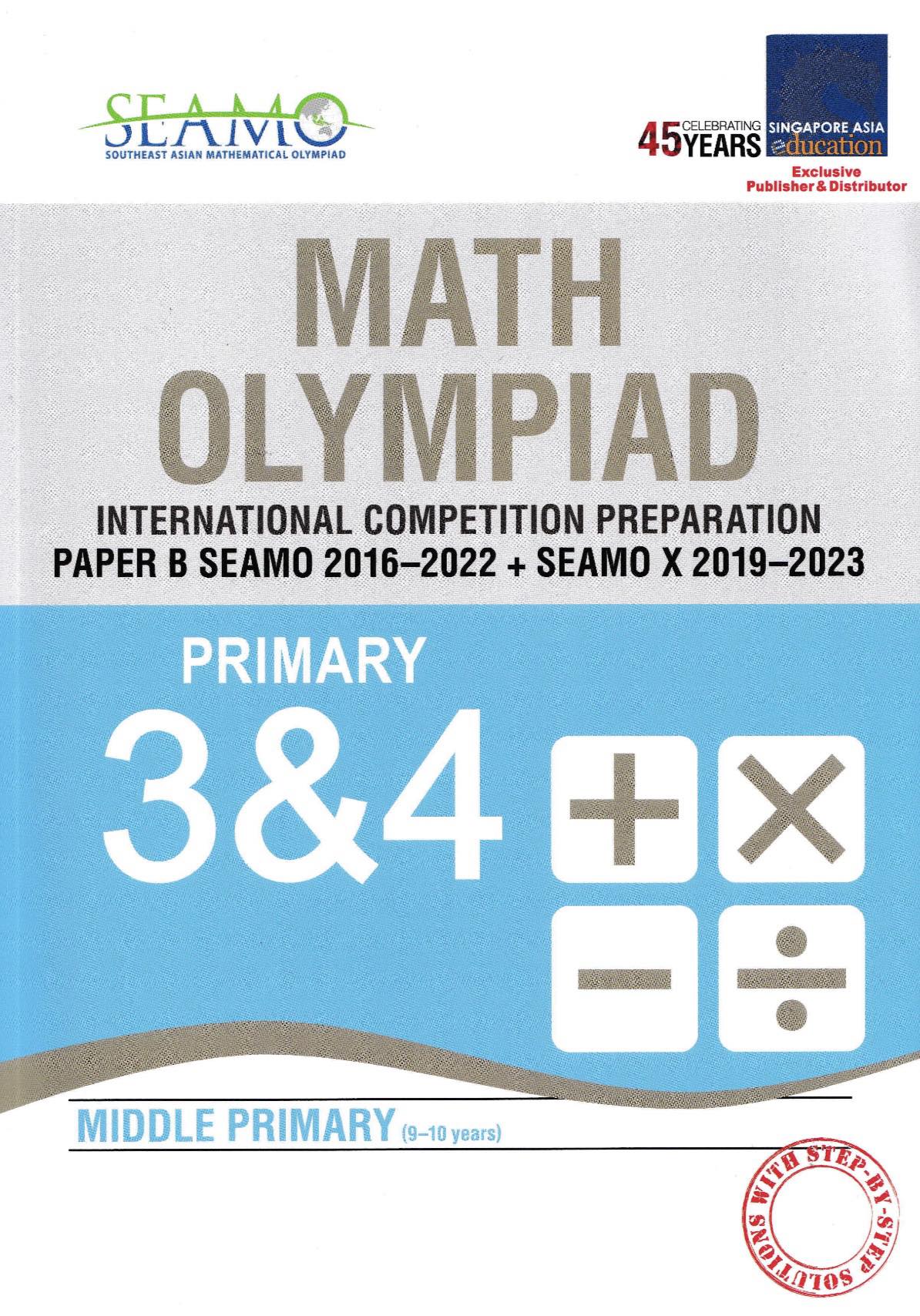 SEAMO Math Olympiad International Competition Preparation Paper For Primary Levels