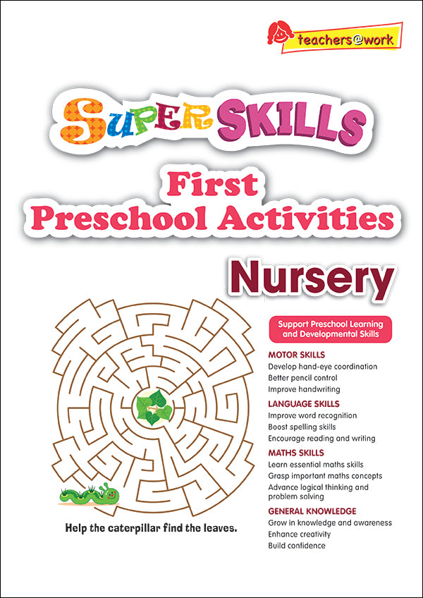 Super Skills First Preschool Activities Book