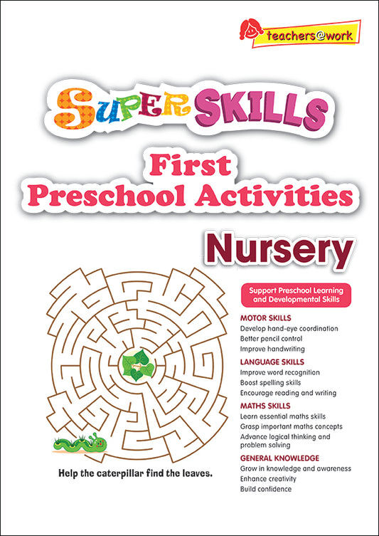 Super Skills First Preschool Activities Book