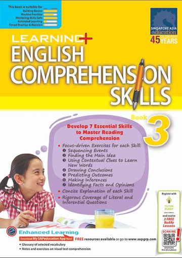 Learning+ English Comprehension Skills for Primary Levels