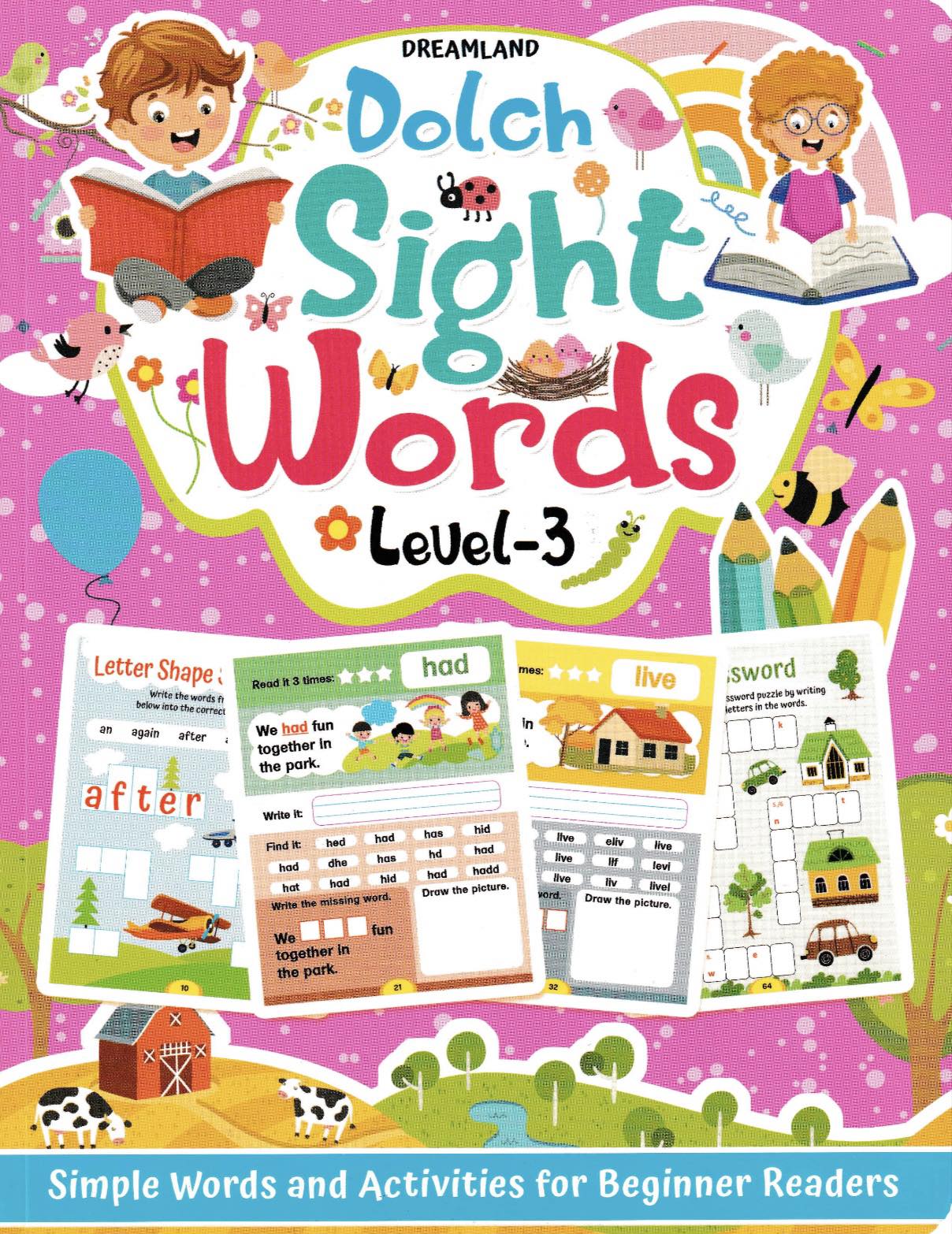 Dolch Sight Words Level 1 to 4