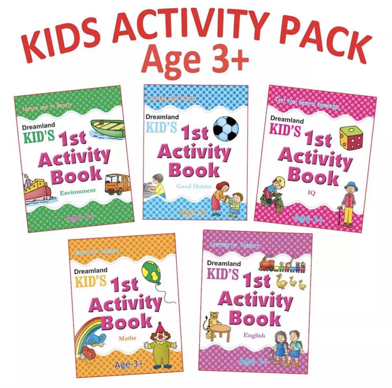 Dreamland Kid's 1st Activity Book for Age 3+