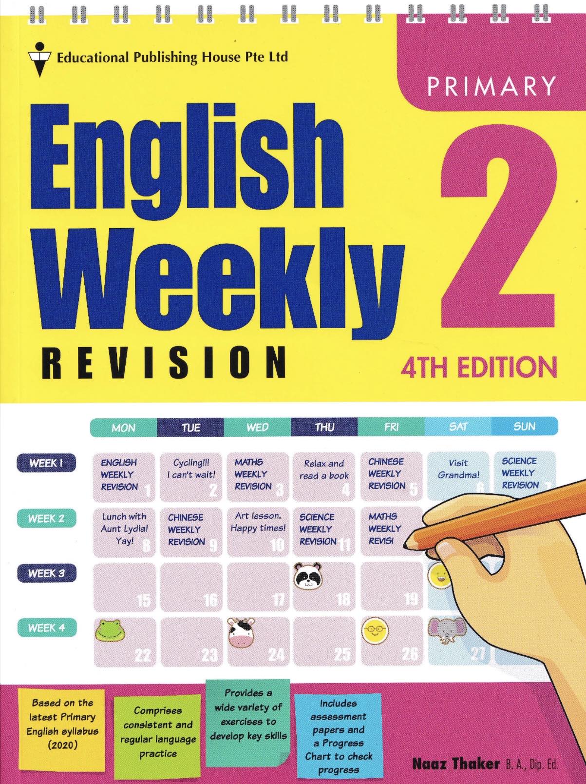English Weekly Revision for Primary Levels