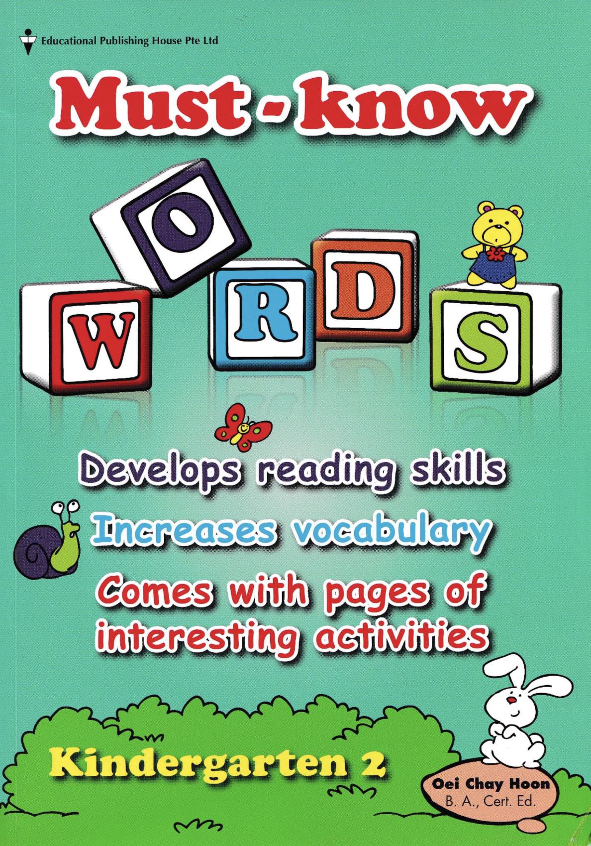 Must-know Words for Kindergartens