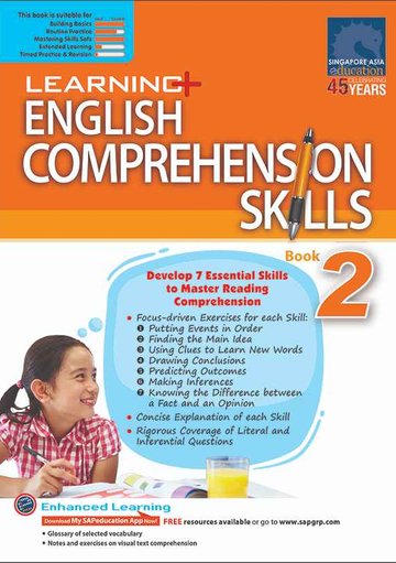 Learning+ English Comprehension Skills for Primary Levels