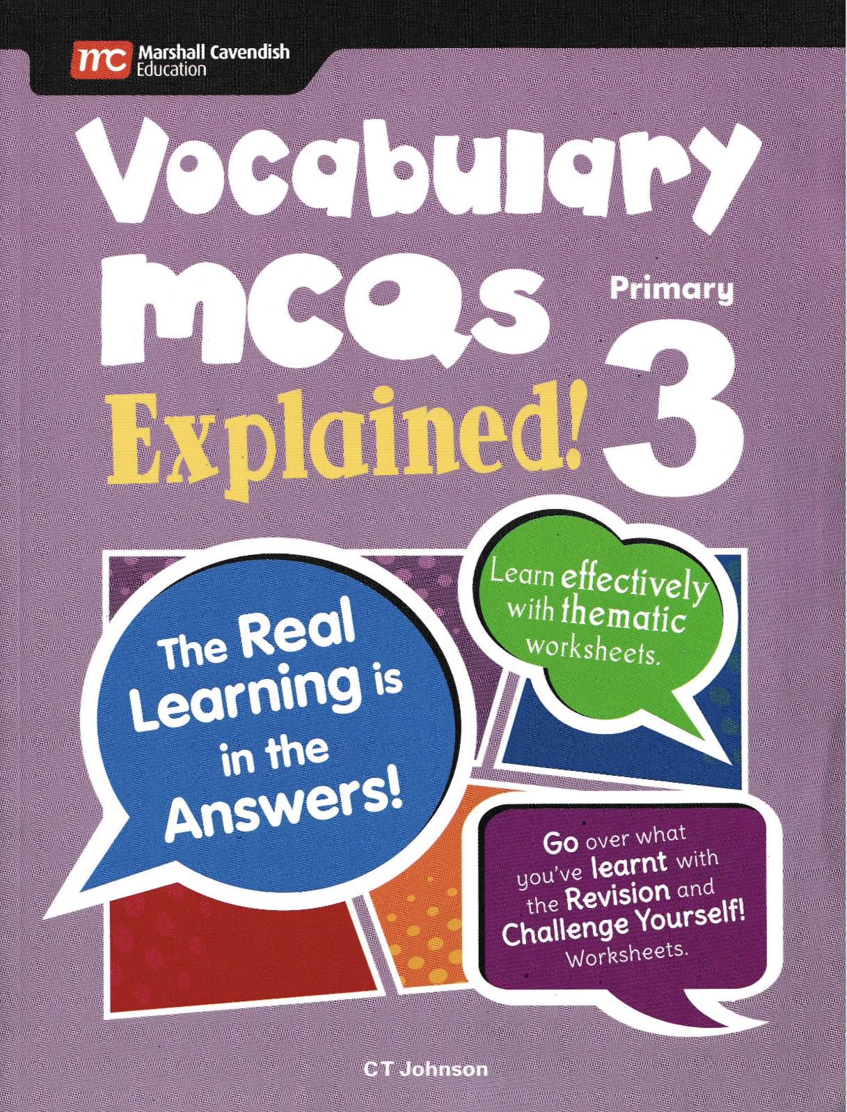 Vocabulary MCQs Explained! for Primary Levels