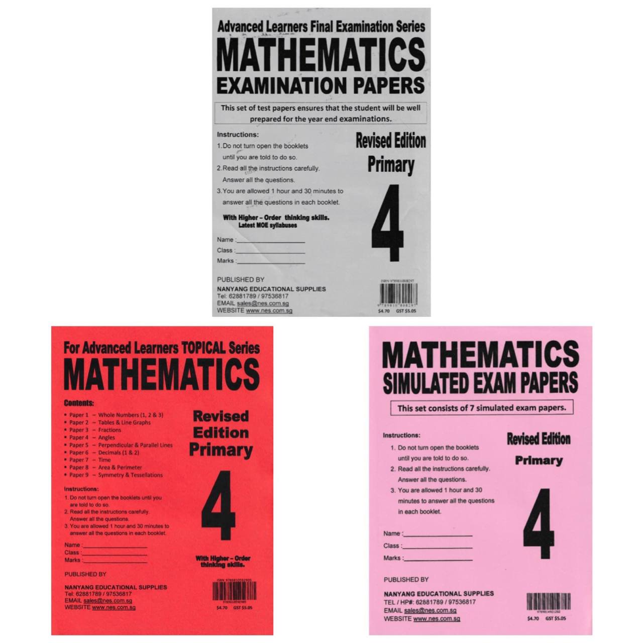Advanced Learners Mathematics Papers for Primary Levels