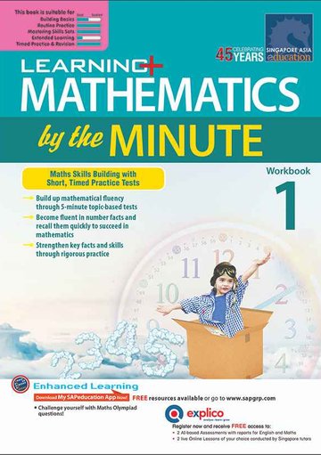 Learning+ Mathematics By The Minute Workbook