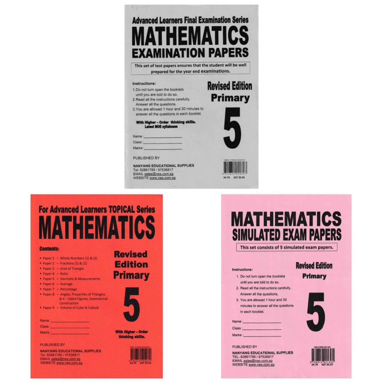Advanced Learners Mathematics Papers for Primary Levels
