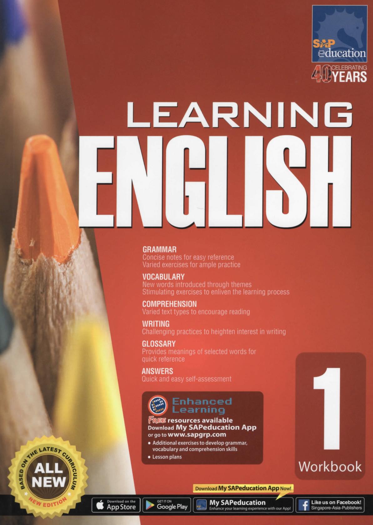 Learning English Workbook for Primary Levels
