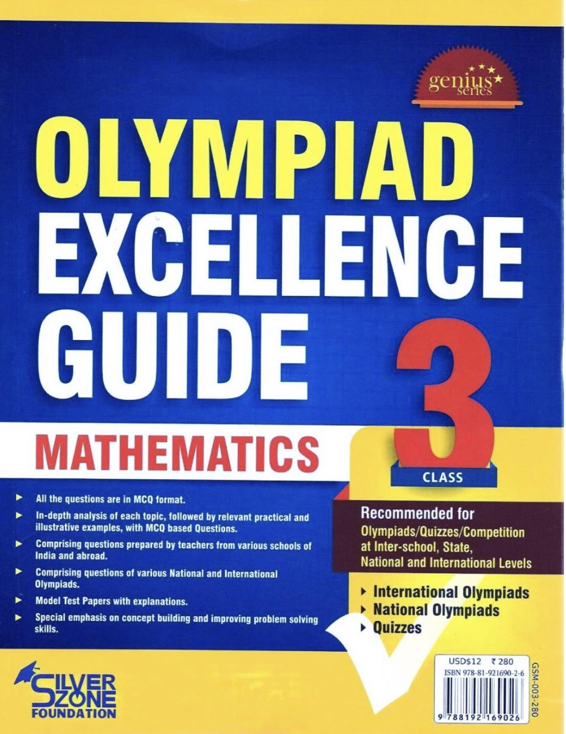 Genius Series Mathematics Olympiad Excellence Guide Class 1 to 10
