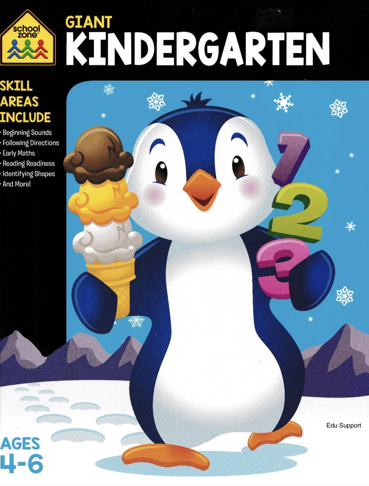 Giant Kindergarten Workbook for Ages 4-6