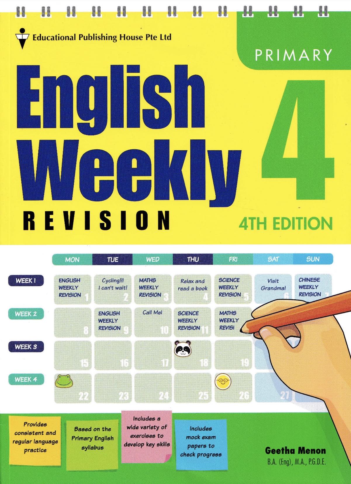 English Weekly Revision for Primary Levels