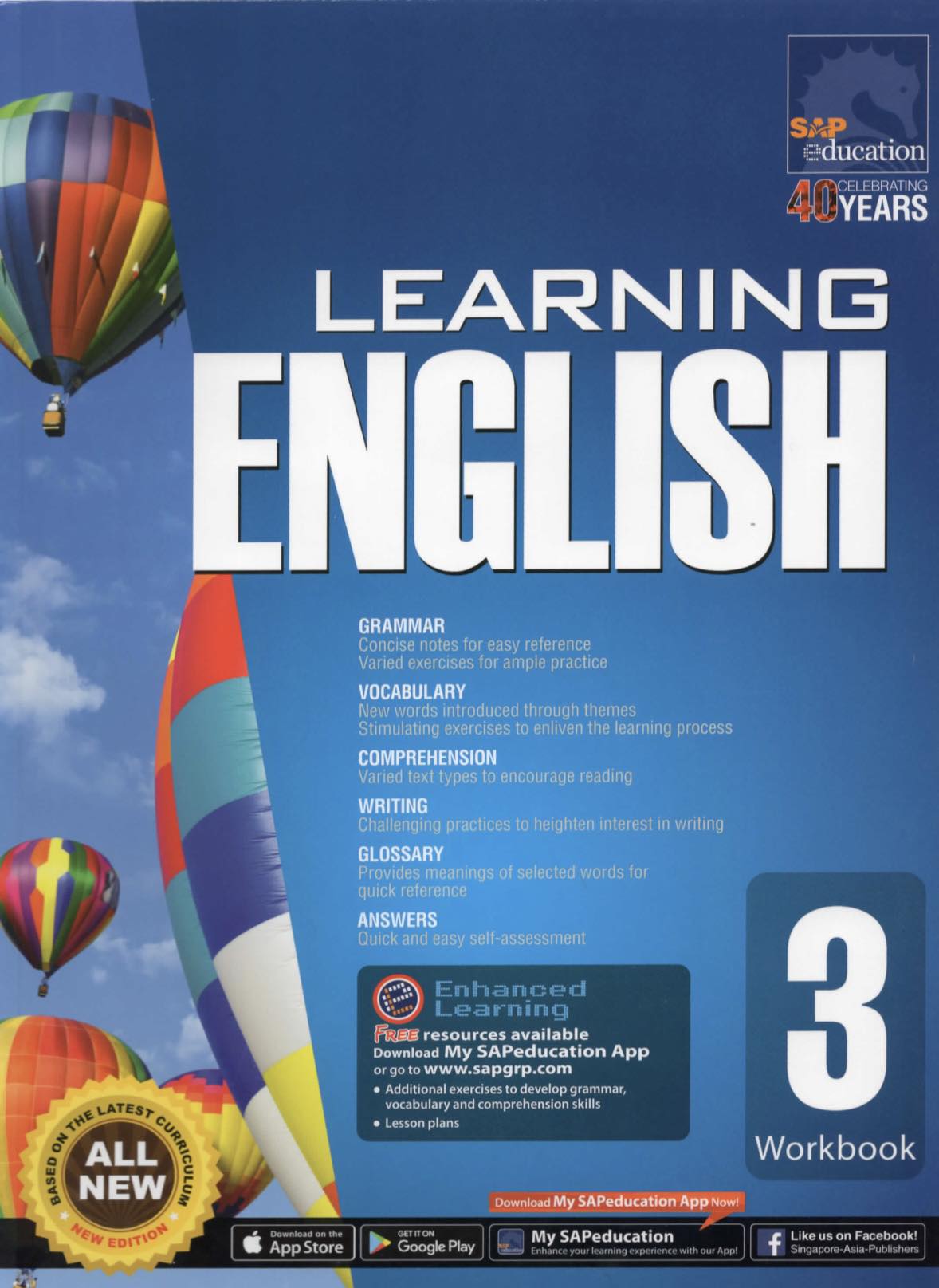 Learning English Workbook for Primary Levels