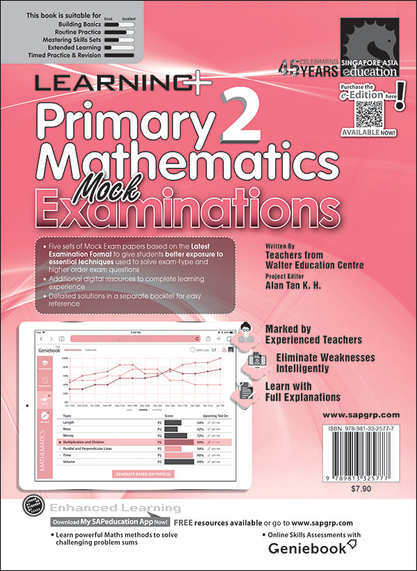 Learning+ Mathematics Mock Examinations for Primary Levels