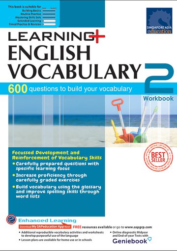 Learning+ English Vocabulary Workbook for Primary Levels