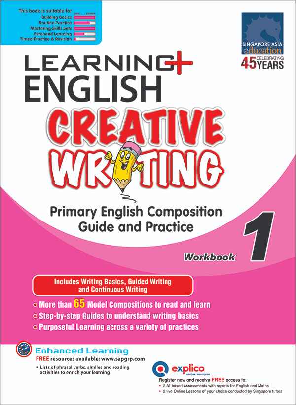 Learning+ English Creative Writing for Primary Levels