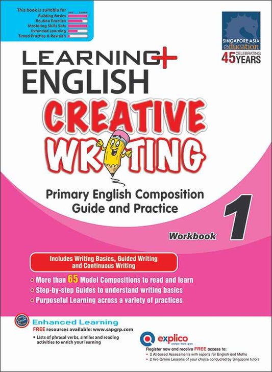 Learning+ English Creative Writing for Primary Levels