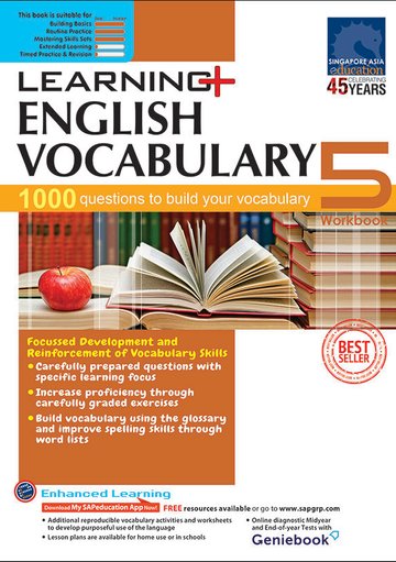 Learning+ English Vocabulary Workbook for Primary Levels
