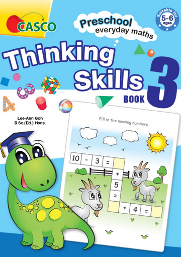 Preschool Everyday Maths Thinking Skills Book 1 to 4