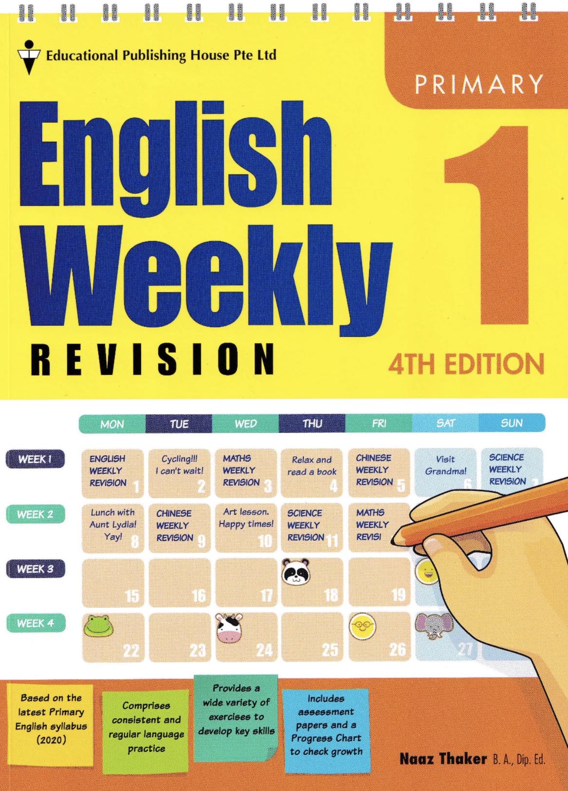 English Weekly Revision for Primary Levels