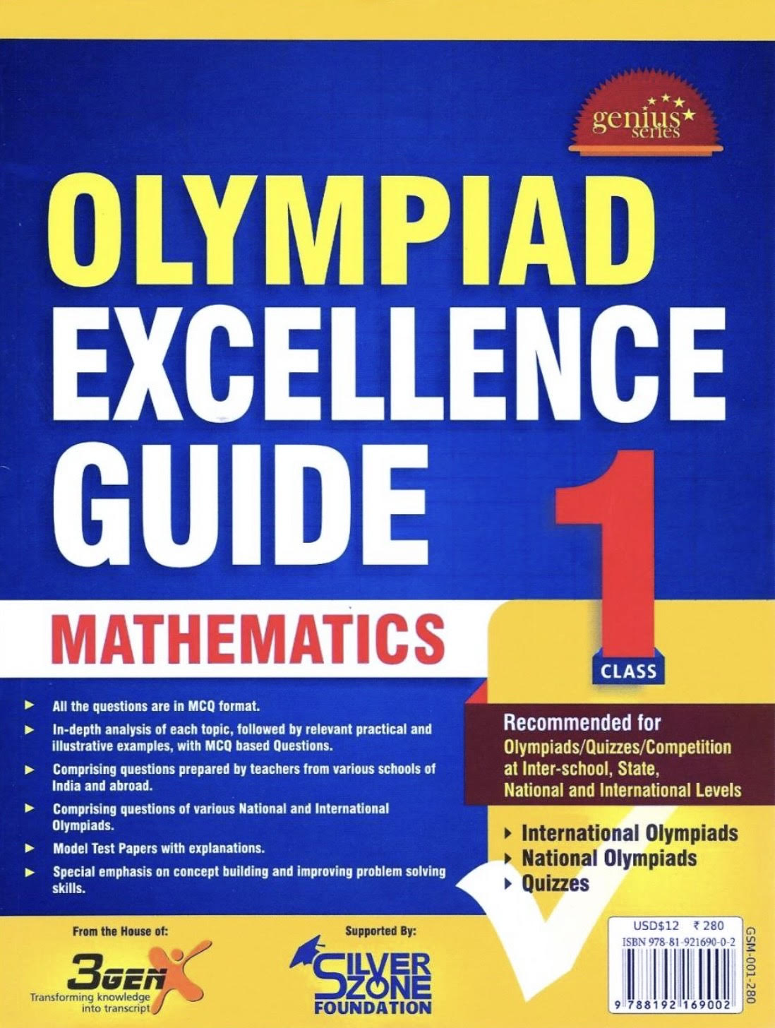 Genius Series Mathematics Olympiad Excellence Guide Class 1 to 10