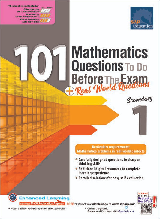 101 Mathematics Questions To Do Before The Exam for Secondary