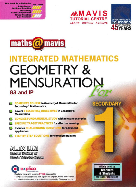 Integrated Mathematics Geometry, Mensuration & Trigonometry For Secondary 1