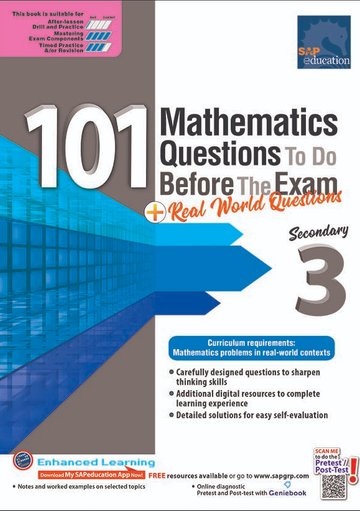 101 Mathematics Questions To Do Before The Exam for Secondary