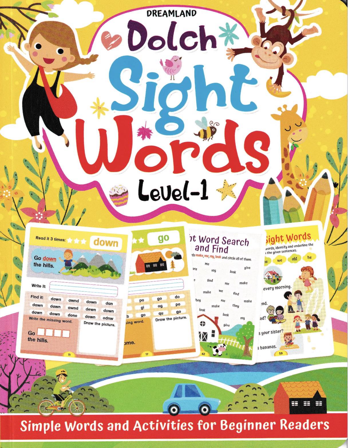 Dolch Sight Words Level 1 to 4