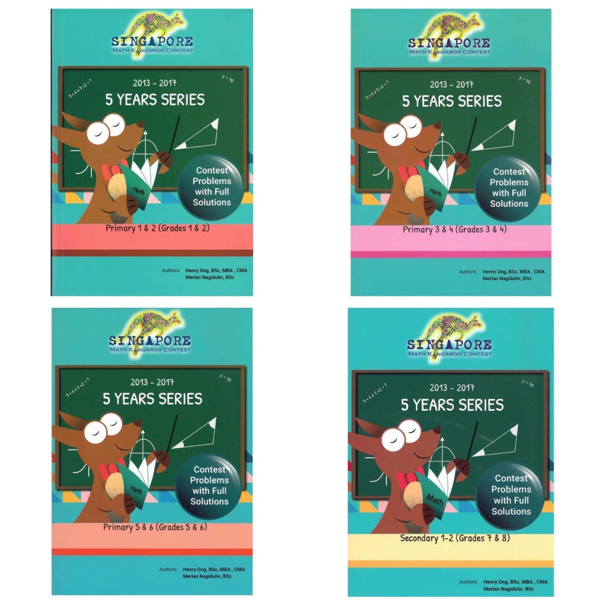 Singapore Math Kangaroo Contest Papers Education Support Ebook