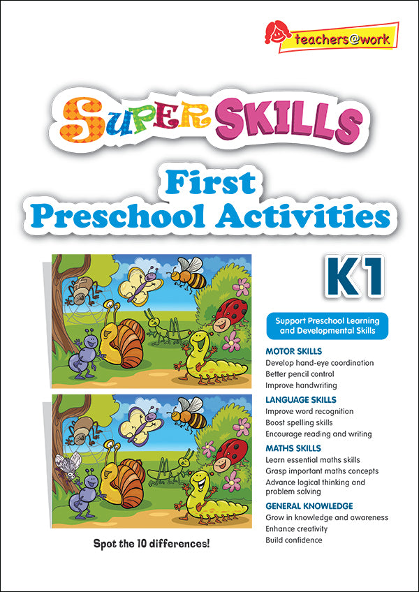 Super Skills First Preschool Activities Book