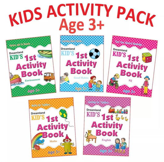 Dreamland Kid's 1st Activity Book for Age 3+