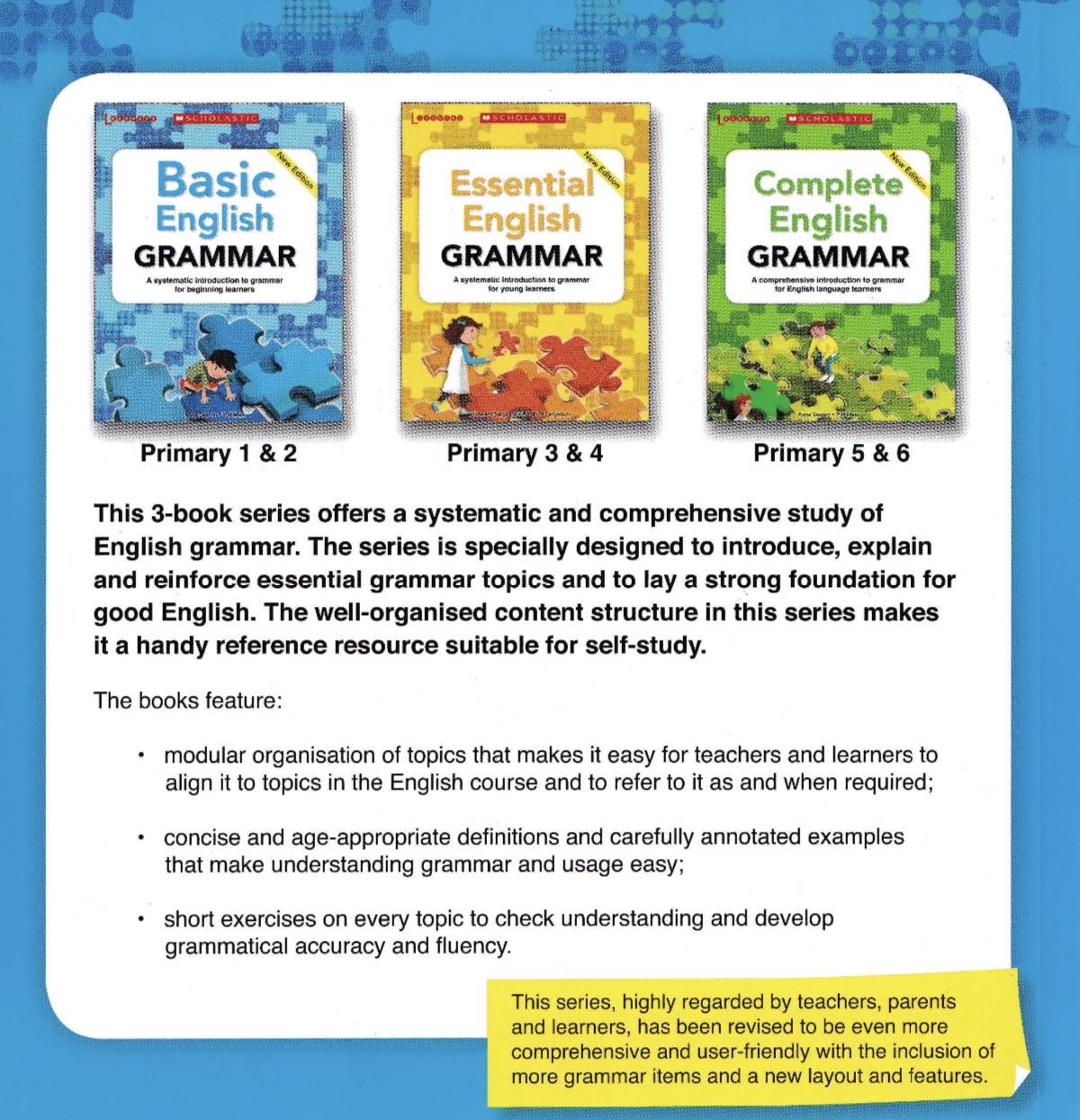 Scholastic English Grammar for Primary Levels (New Edition)