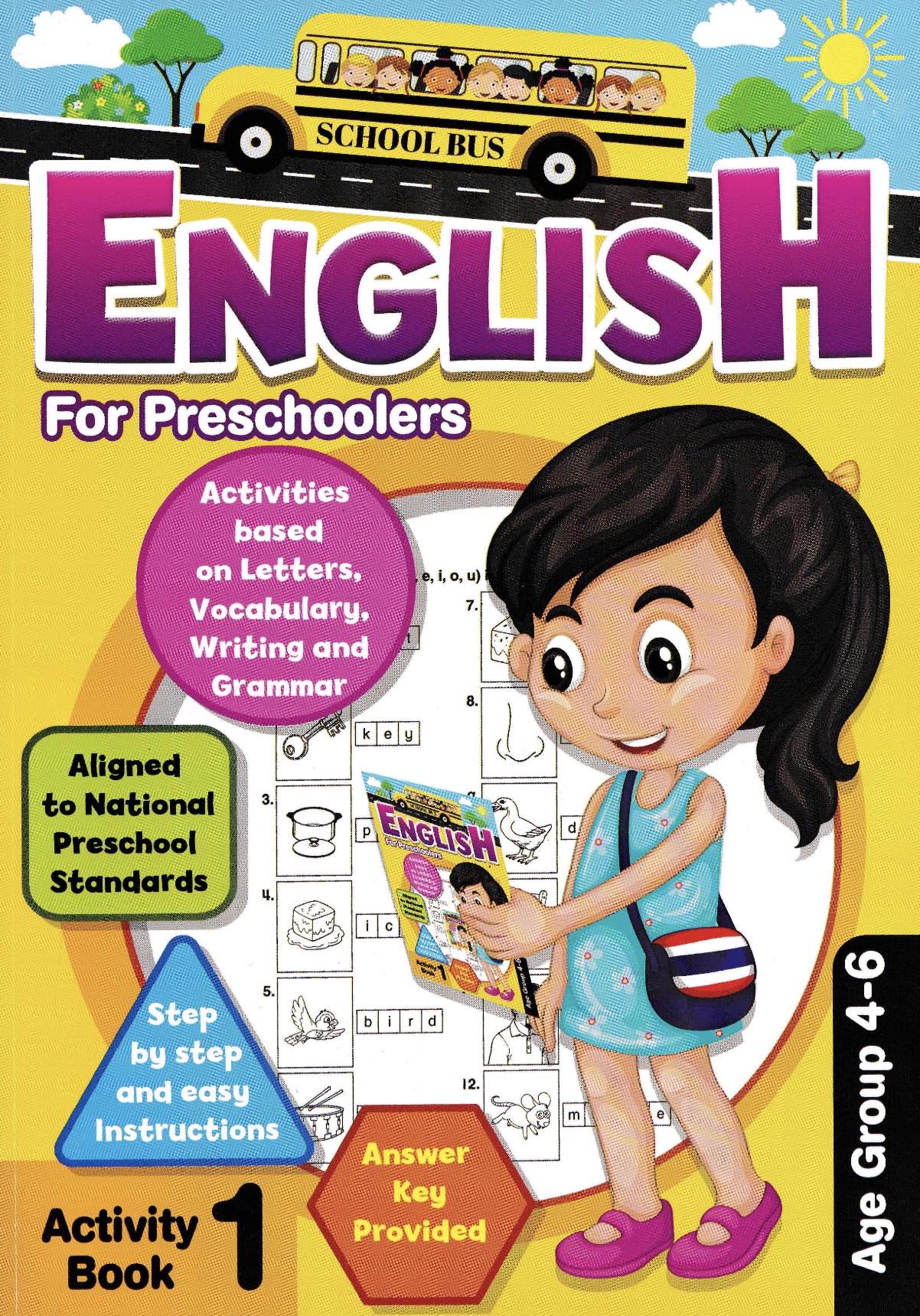English for Preschoolers Activity Book for Age 4-6