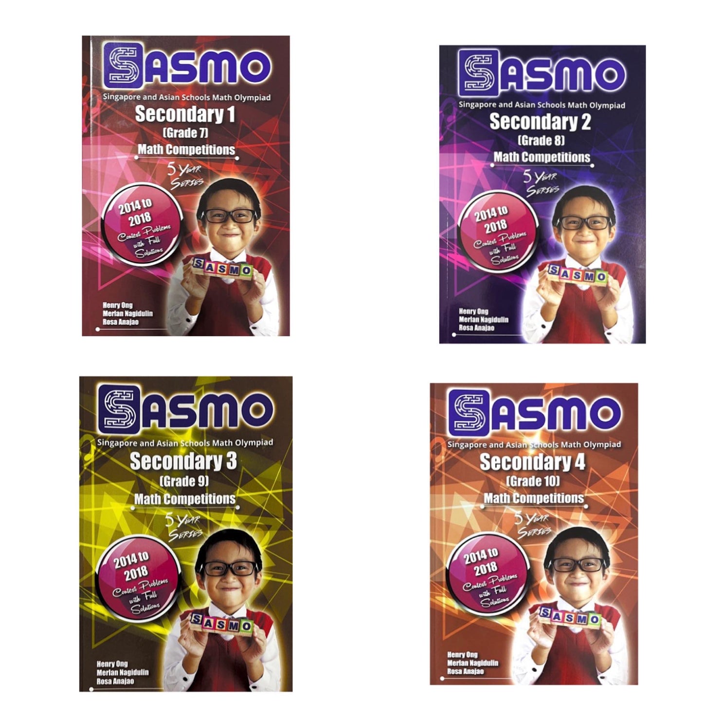 Singapore And Asian Schools Math Olympiad (SASMO) Papers for Secondary Levels