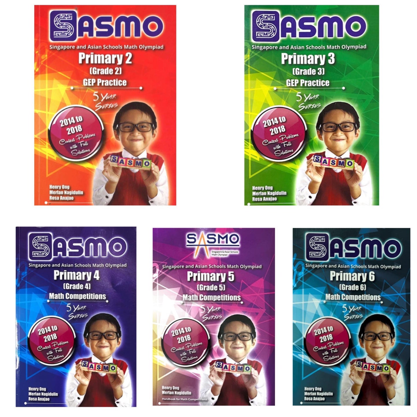 Singapore And Asian Schools Math Olympiad (SASMO) Papers for Primary Levels