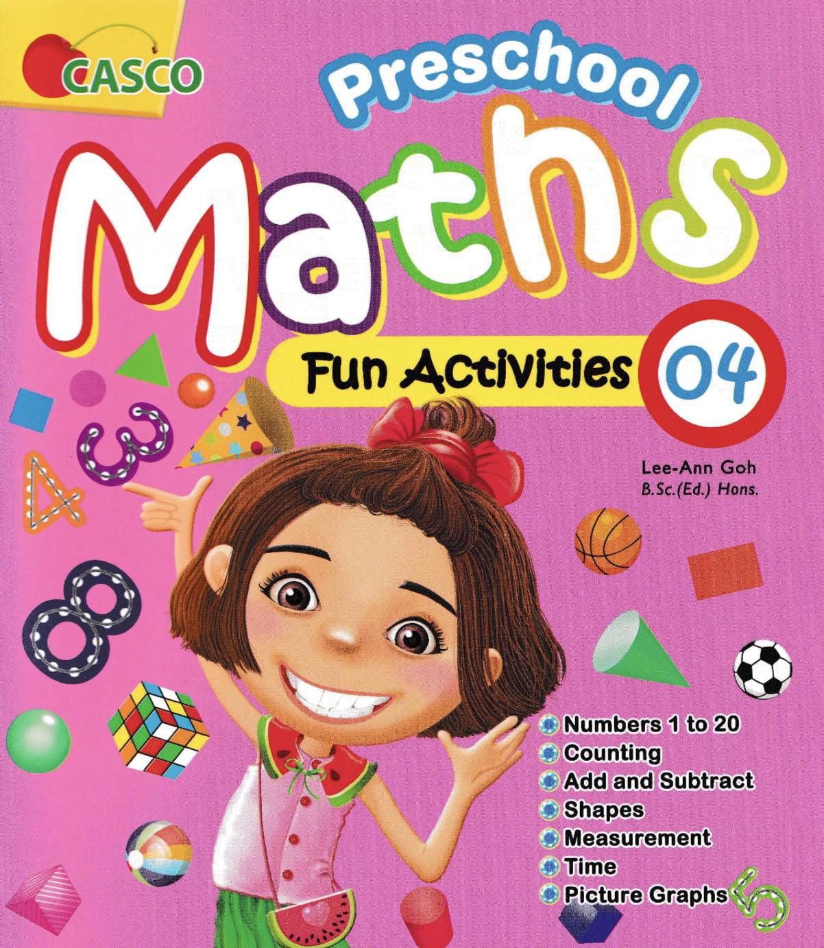 Preschool Maths Fun Activities 1 to 4
