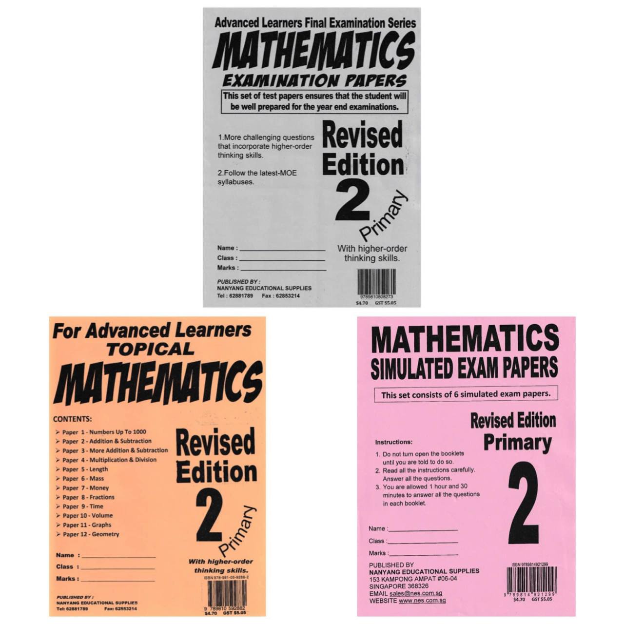 Advanced Learners Mathematics Papers for Primary Levels