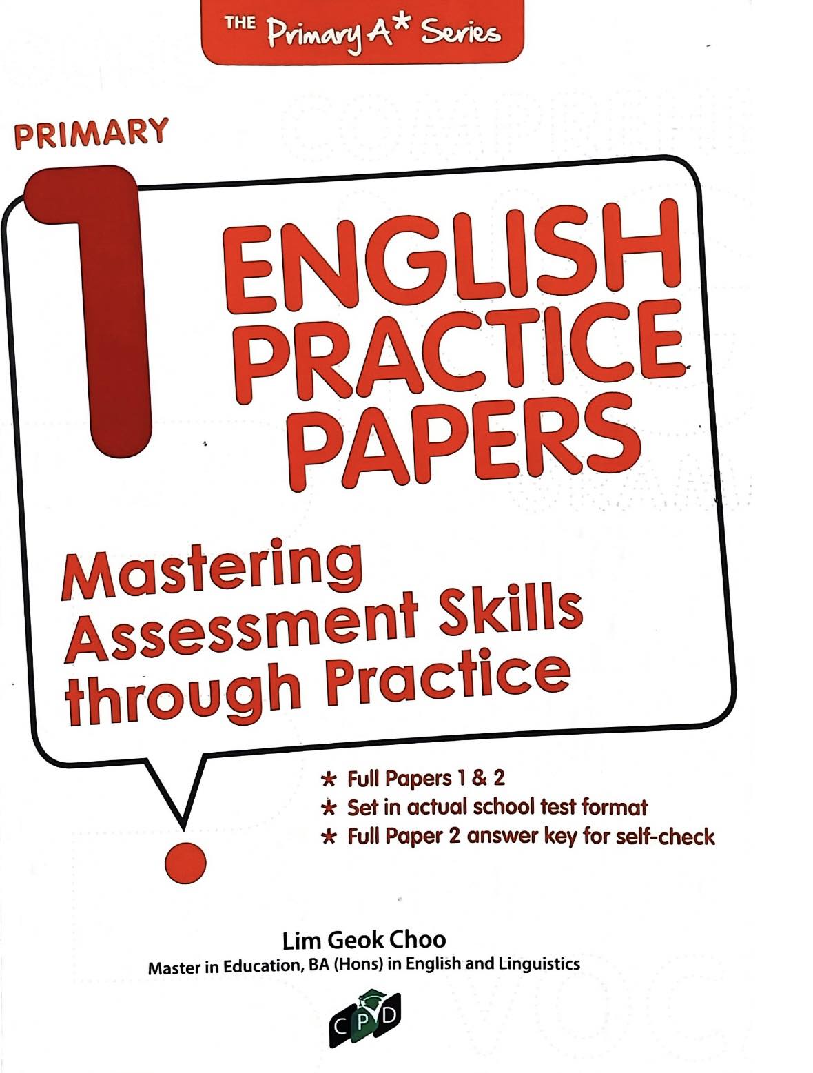 English Practice Papers Mastering Assessment Skills Through Practice