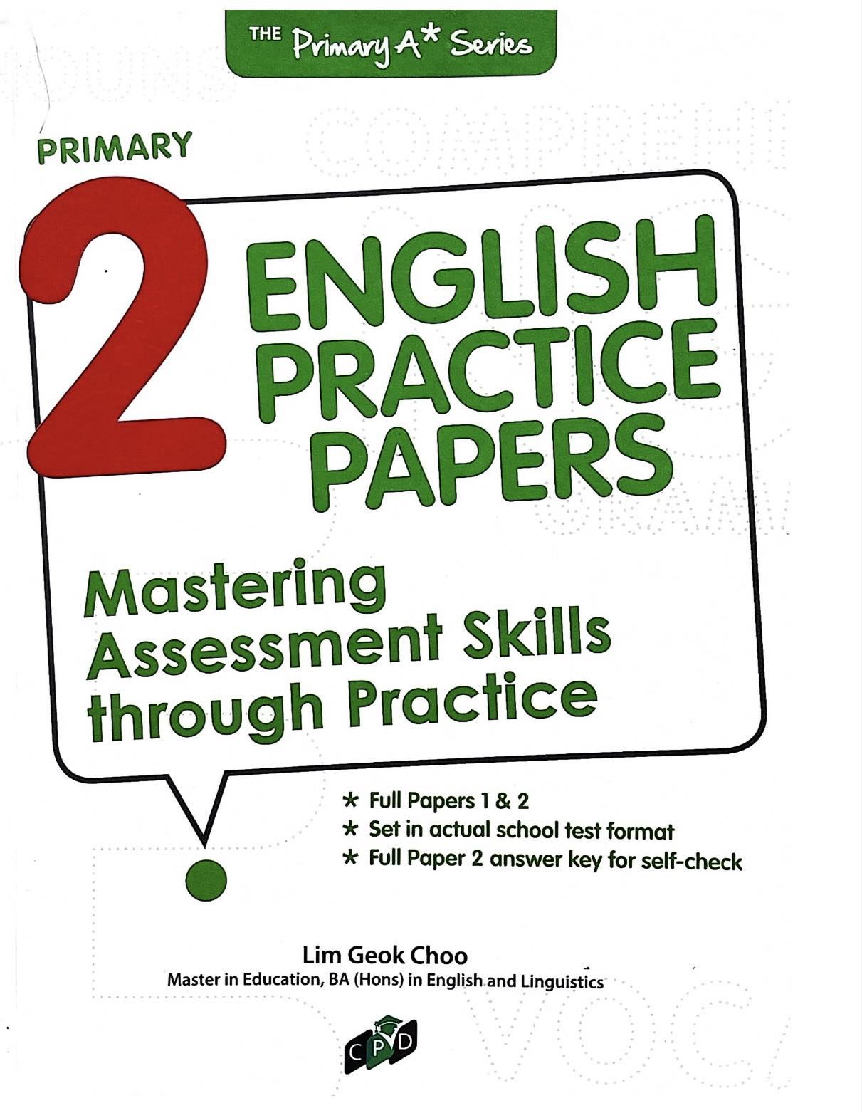 English Practice Papers Mastering Assessment Skills Through Practice