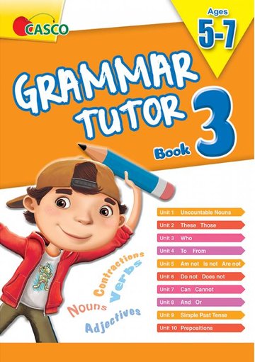 Pre-School Grammar Tutor for Ages 5-7 Book 1 to 3