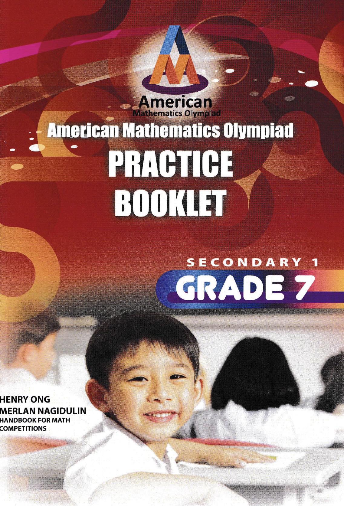 American Math Programs American Mathematics Olympiad (AMO) Practice Booklet (New Syllabus) fo ...