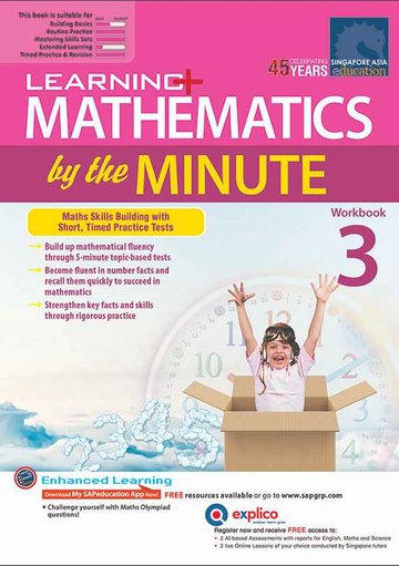 Learning+ Mathematics By The Minute Workbook