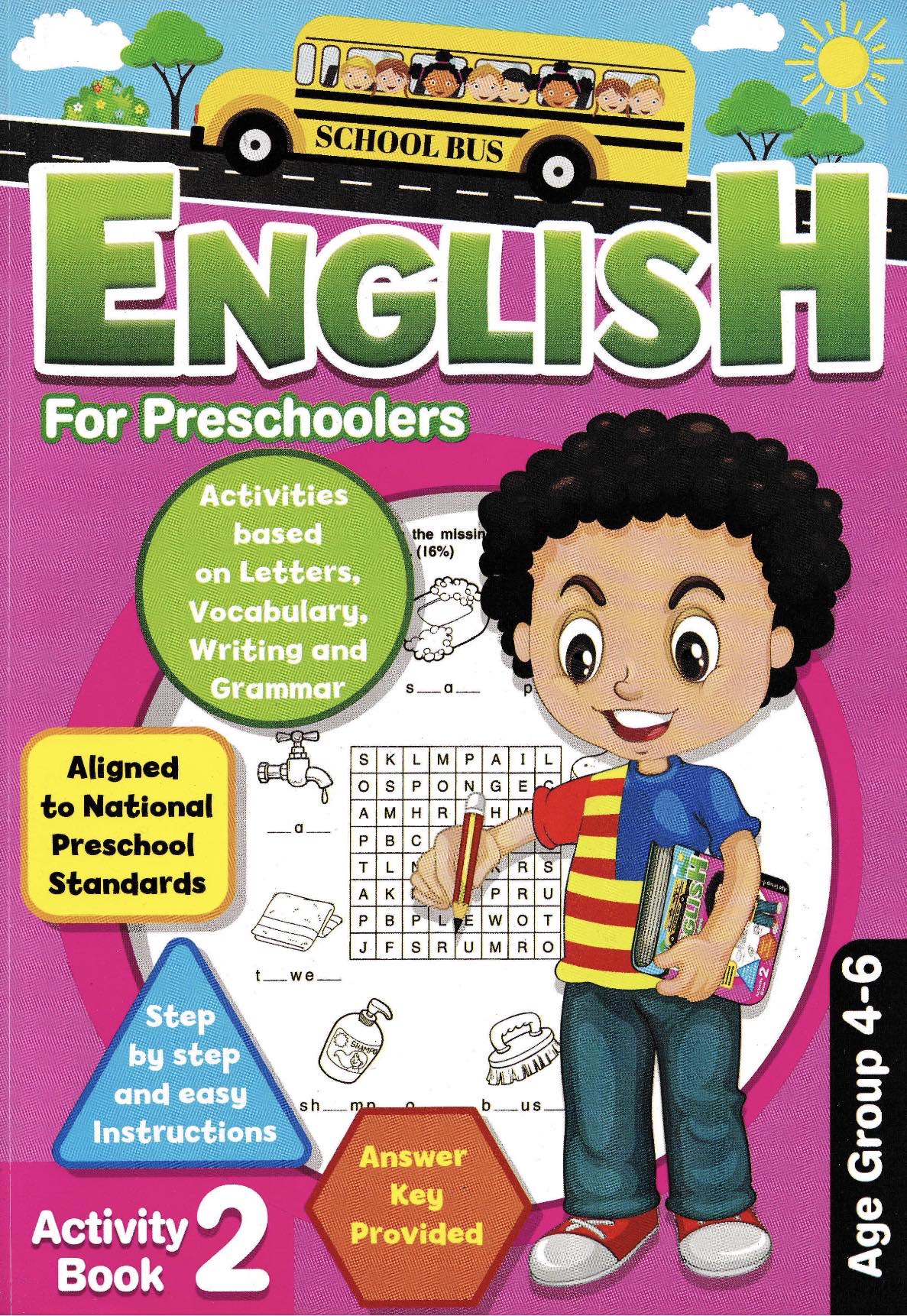 English for Preschoolers Activity Book for Age 4-6