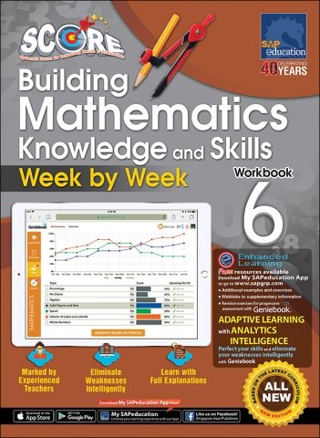 SCORE Building Mathematics Knowledge And Skills Week By Week Workbook