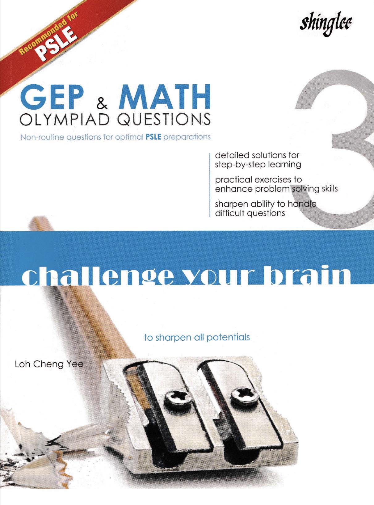 Challenge Your Brain GEP & Math Olympiad Book 3